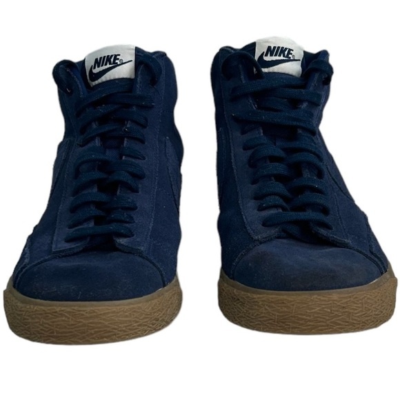 Nike Blazer Men's SZ 9 Mid Premium BINARY BLUE 429988-403 Trainer Sneakers Shoes - Picture 4 of 16